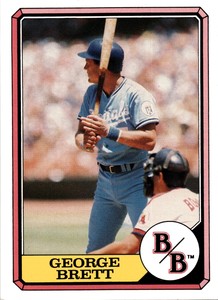 1987 Topps Boardwalk and Baseball #13 George Brett
