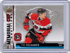 TYE FELHABER 18/19 Upper Deck CHL Rookie Memorial Cup Ambitions CA-2 🔥