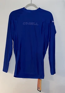 O'Neill Skins Shirt Basic long Sleeve Top Men’s Adult Large Pacific Blue New - Picture 1 of 6