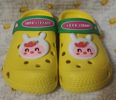 Summer Baby Shoes Sandals Girls Mules Cartoon Sandals - Image 1 of 3