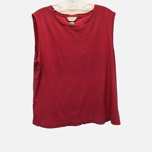 CJ BANKS 1X DAMEN T-SHIRT TANK ROSA 95% BAUMWOLLE 5% SPANDEX - Bild 1 von 4