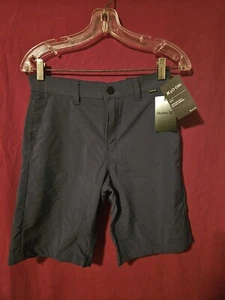 Hurley H2O DRI Shorts Size Boys 16 Midnight Navy Dri-Fit Shorts Stretch NWT - Picture 1 of 7