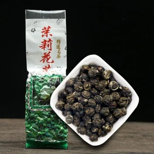 New Jasmine Flower Tea Natural Jasmine Pearls Fresh Dragon Pearl Green Tea - Picture 1 of 6