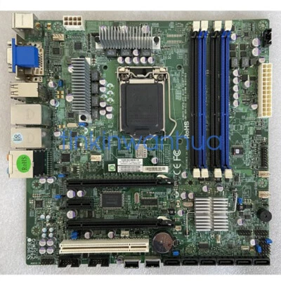 For Supermicro C7SIM-Q Single Socket LGA-1156 DDR3 Micro-ATX Motherboard - Image 1 of 4