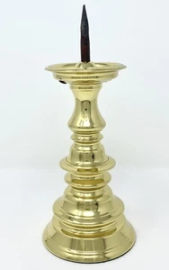 Virginia Metalcrafters Colonial Williamsburg Tall Spike Brass 10” Candlestick - Picture 1 of 17