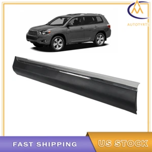 Front Left Driver Side Door Molding For Toyota Highlander 2011-2013 Chrome/Black - Imagen 1 de 14