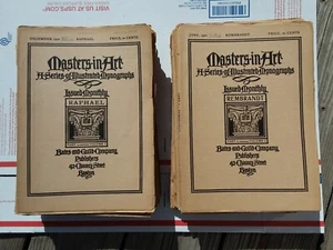 Lot 29 antike Meister Kunst illustrierte Monographie Serie Zeitschrift um 1900 sammeln - Bild 1 von 9