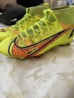 Neon Mercurial Nike Football Sock Boots Size 5.5 Super fly