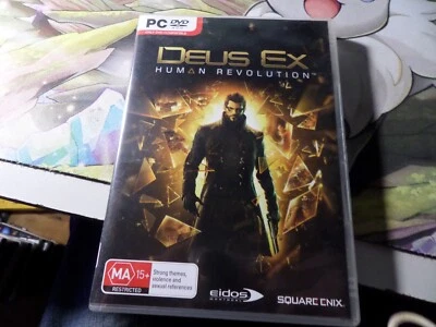 DEUS EX: HUMAN REVOLUTION - PC DVD Game with Manual - VGC - Image 1 of 3