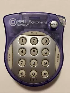 Bell Sonecor Hands Free Mini Phone Jelly Bean Communications JB-50 Purple Vntg - Picture 1 of 4