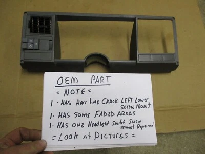 Camión Chevy Silverado GMC Sierra 1988-1994 velocímetro tablero moldura bisel OEM Foto 1 de 4