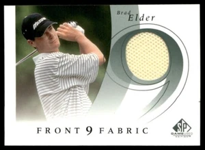 2002 SP Game Used Front 9 Fabric #F9S-BE Brad Elder - Picture 1 of 2