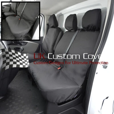 FUNDAS ASIENTOS DELANTEROS IMPERMEABLES RENAULT TRAFIC STANDARD VAN (2025 EN ADELANTE) 296 Foto 1 de 4