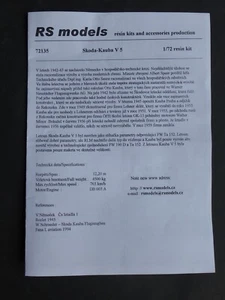 1:72 NO BOX RESIN RS Models Skoda-Kauba V5 - Bild 1 von 4