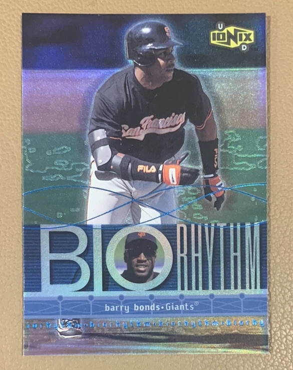 Barry Bonds 2000 Upper Deck Ionix BIOrhythm #B6 San Francisco baseball card mlb - Image 1 of 2