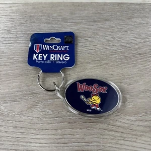 Worcester Woo Sox Keychain - Vintage MLB Baseball Team Sports Gift Keytag - Picture 1 of 8