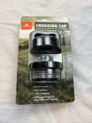 Tapa de tapa Ozark Trail Chugging se adapta a botellas de 24/36/64 OZ 100 % a prueba de fugas E-Z Turn Foto 1 de 3