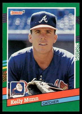 1991 Donruss Kelly Mann Atlanta Braves #736 - Image 1 of 2