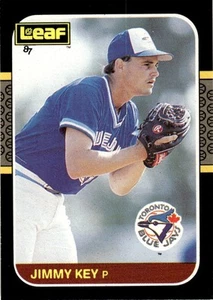1987 Leaf Jimmy Key Toronto Blue Jays #187 - Picture 1 of 2