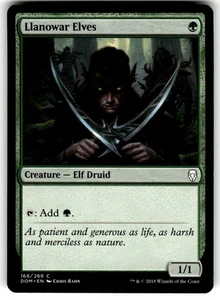 Dominaria Magic: The Gathering Llanowar Elves MTG NM - Picture 1 of 2