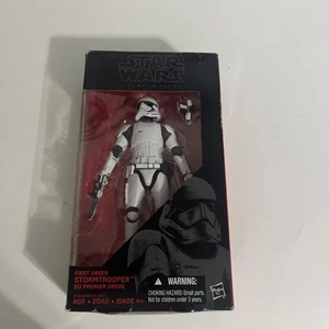 First Order Stormtrooper: Star Wars Black Series 6" Figure In Box (Box Damaged) - Picture 1 of 8