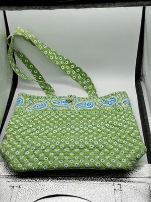Vintage Vera Bradley "Apple Green" Tote Bag- Retired Pattern 2004 - Image 1 of 4