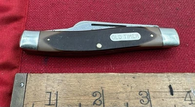 Schrade USA 80T Old Timer 3 Blade Pocket Knife - Image 1 of 4