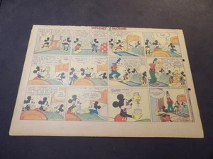Mickey Mouse by Floyd Gottfredson - Nov 1937 - 1 Half-Size Sunday - Picture 1 of 2