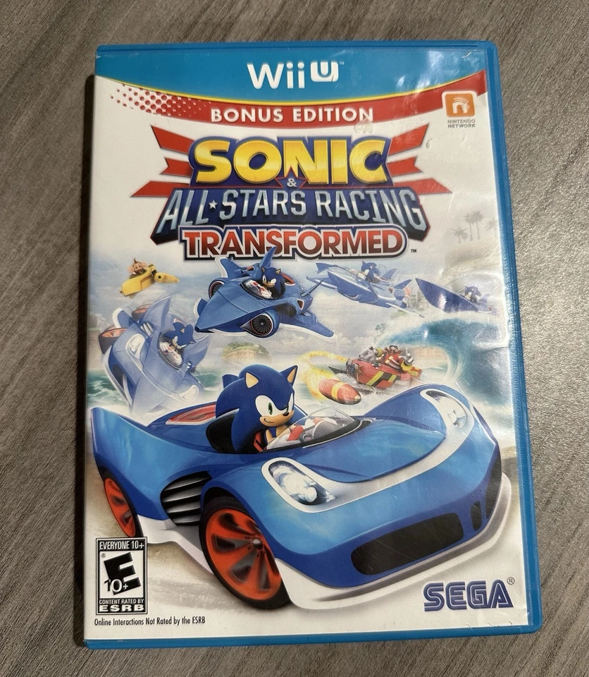 Sonic & All-Stars Racing Transformed Bonus Edition (Nintendo Wii U, 2014) - Image 1 of 3