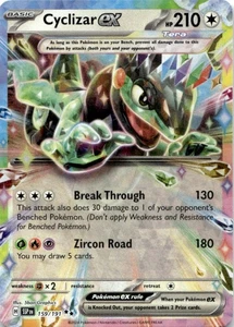 SV08: Surging Sparks #159/191 Cyclizar ex - Picture 1 of 2