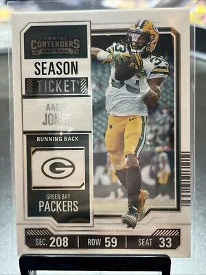 2023 Panini Contenders - Season Ticket #36 Aaron Jones - Image 1 of 2
