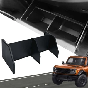 ABS Glove Box Storage Divider for Ford for Bronco 2/4 Door Accessories 2021-2023 - Picture 1 of 12