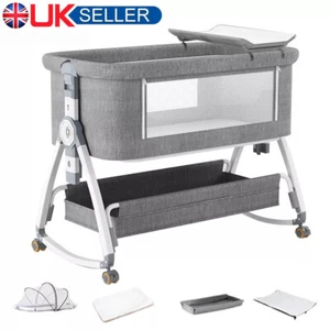 Baby Bedside Crib Sleeper Bassinet Safe Co-Sleeping Storage Bag Easy install - Picture 1 of 19