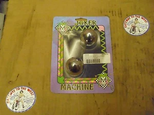 JOKER MACHINE, BULLET STYLE AXLE COVERS, 00-07 FXST/ FLST, 08-24 / DS-222152 - Picture 1 of 12
