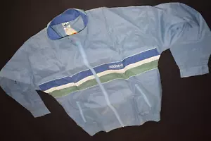 Adidas Regen Jacke Windbreaker Jacket Coat Rain Wear Nylon Vintage 152 164 176 S - Bild 1 von 8