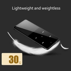 SLIM LIGHT BLUETOOTH MP4 PLAYER 8GB to 128GB Black Retail Box - Local Seller ! - Picture 1 of 17