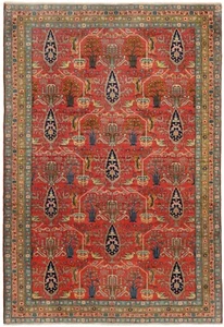 Ardebil Tappeto Persiano Annodato a Mano 158x110 cm-Nomadic Oriente Tappeto - Picture 1 of 12