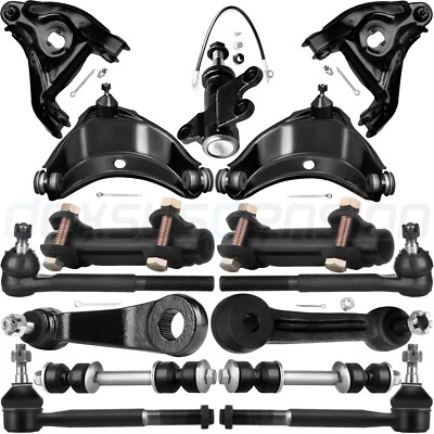 15Pcs For Chevrolet C1500 Silverado 4.3L 1993-1998 Complete Front Suspension Kit - Image 1 of 4