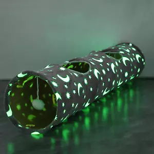 Plush Cat Tunnel with Self-Luminous Ball Toys - Picture 1 of 12