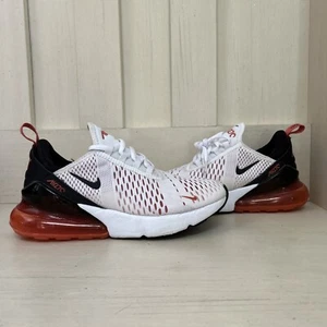 Nike Women Air Max 270 Running Shoes Size 7.5 White Mantra Orange DZ4439-100 - Picture 1 of 5