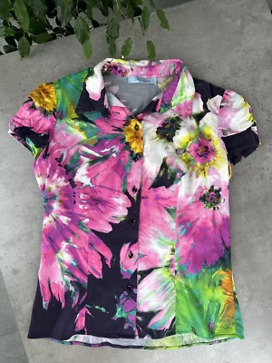 Blumarine Multicolor Blouse Women`s Size M - Image 1 of 4