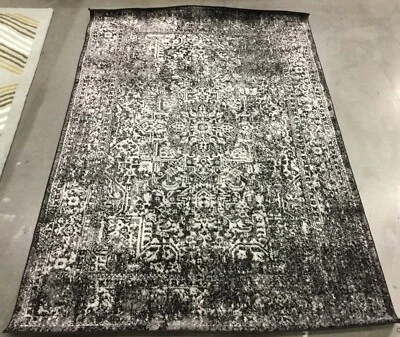 BLACK / GREY 4' X 6' Flaw in Rug, Reduced Price 1172653689 EVK256R-4 - Image 1 of 3