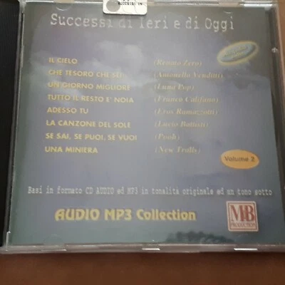 SUCCESSI DI IERI E OGGI VOL. 2  MP3 COLLECTION (RENATO ZERO - POOH) CD  - Immagine 1 di 2