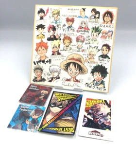 ONE PIECE Luffy Eiichiro Oda Autograph Shikishi Art Card 2017 Jump Limited Japan - Picture 1 of 6