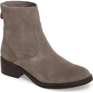 Gentle Souls by Kenneth Cole 250116 Womens Parker Suede Bootie Concrete Size 7 M - Picture 1 of 6