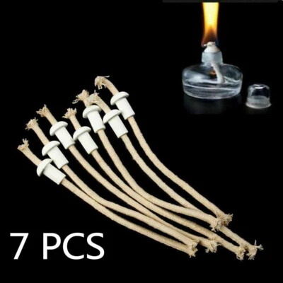 7X Ceramic Holders for Tiki torch Wine bottle oil lamp W/ COTTON Kerosene Wick - Image 1 of 4