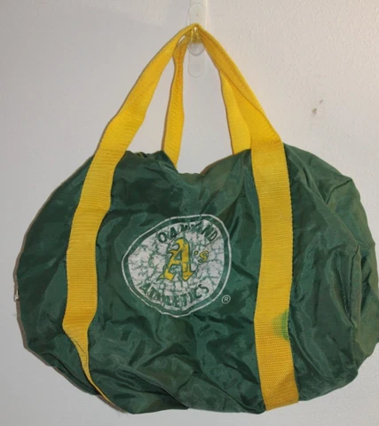 Vintage Oakland Athletics Duffle Bag 1970/80's Sports Bag MLB Official Licensed Cover