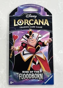Disney Lorcana JCC Rise of the Floodborn Blister Pack Nuevo Sellado-Reina de Corazones - Imagen 1 de 2
