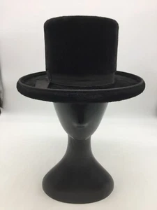 Sombrero negro de piel jasídica judía noble talla 53 - Imagen 1 de 10