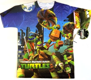 Neu Jungen Teenage Mutant Ninja Turtles Kurzarm Shirt Gr. XXL (18) - Bild 1 von 2
